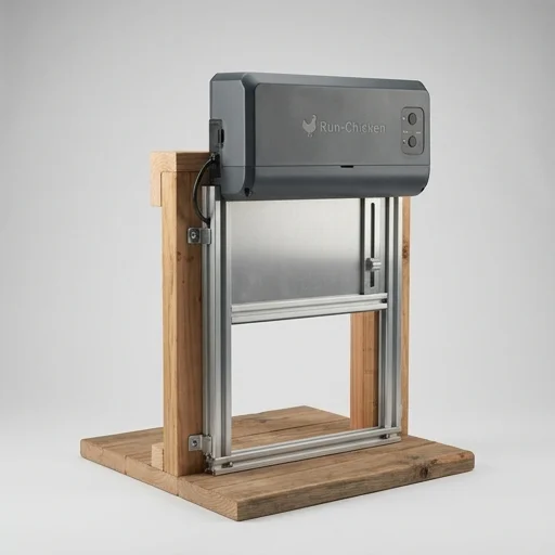 Run-Chicken Automatic Coop Door – detail view