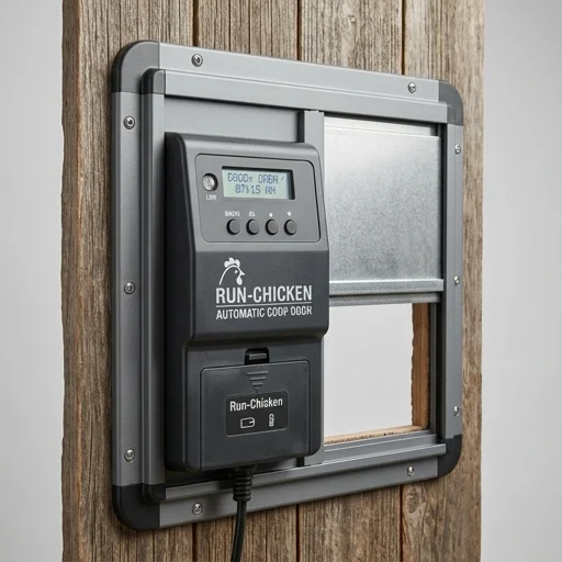 Run-Chicken Automatic Coop Door – in use