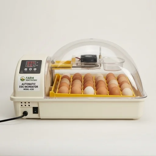 Farm Innovators Automatic Egg Incubator Model 4250 – in use