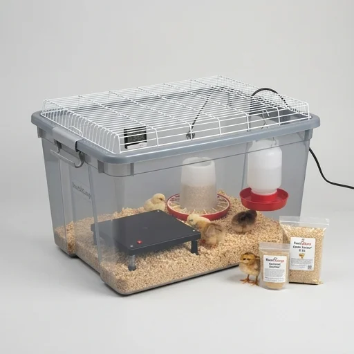 RentACoop Chick Brooder Box Kit – detail view