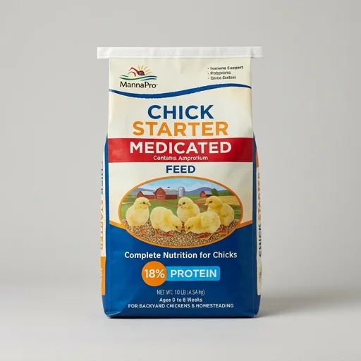 Manna Pro Chick Starter Feed (Medicated, 18% Protein)