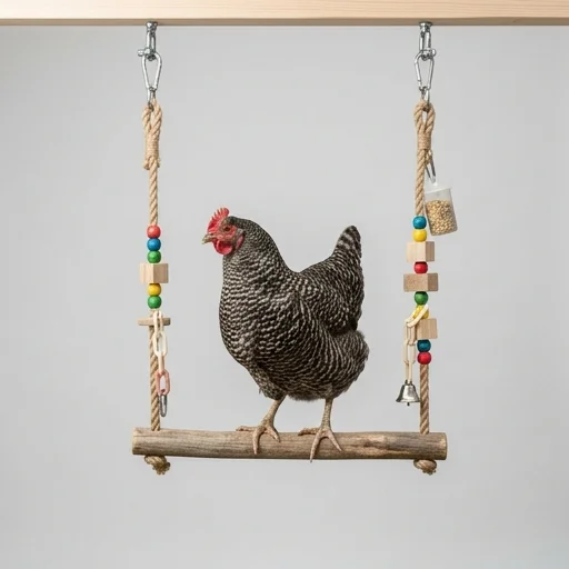 RentACoop Chicken Swing Toy