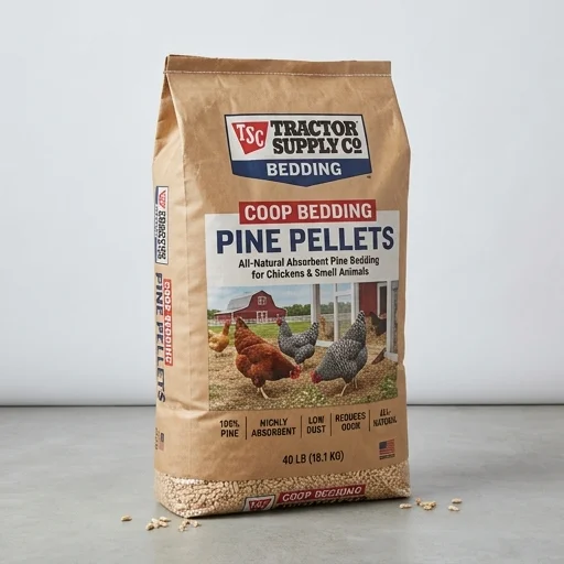 Tractor Supply Co. Coop Bedding Pine Pellets – detail view