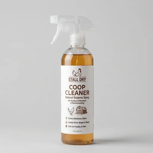 Stall Dry Coop Cleaner Natural Enzyme Spray – detail view