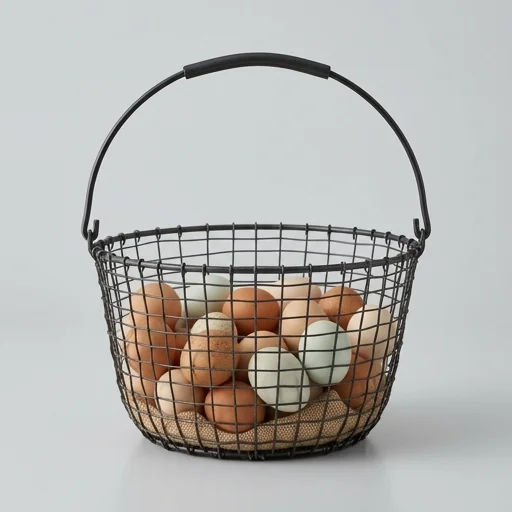 RSVP International Wire Egg Basket