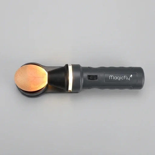 Magicfly Egg Candler – in use