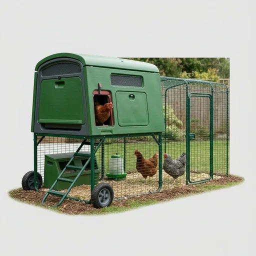 Omlet Eglu Cube Chicken Coop – detail view