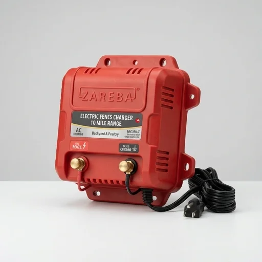 Zareba Electric Fence Charger – detail view