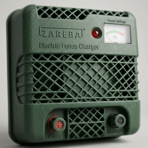 Zareba Electric Fence Charger – in use