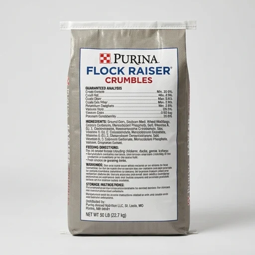 Purina Flock Raiser Crumbles – detail view