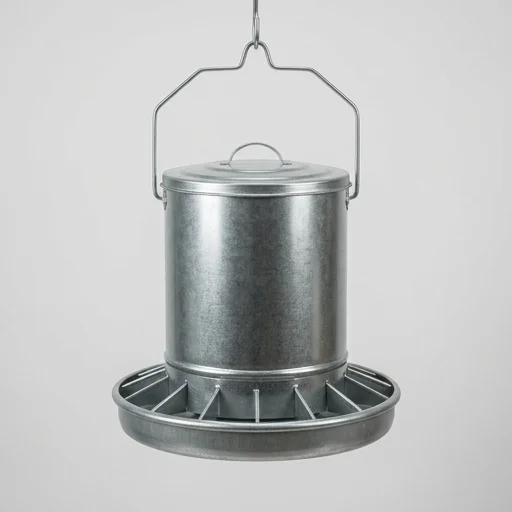 Little Giant Galvanized Hanging Poultry Feeder