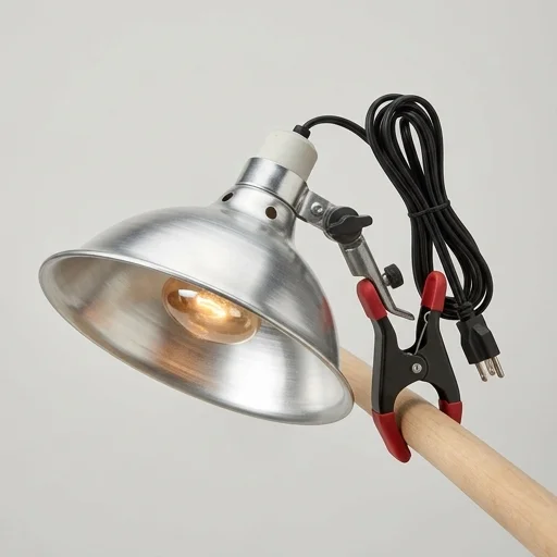 Woods Heat Lamp Clamp Fixture