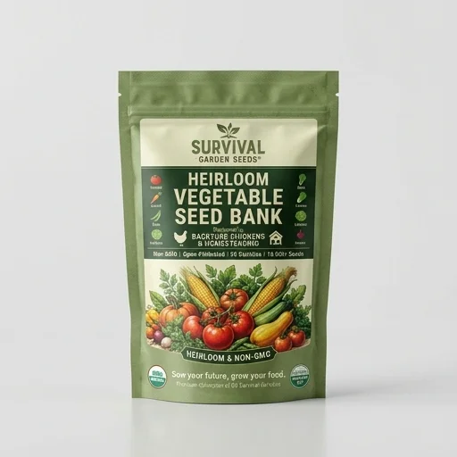 Survival Garden Seeds Heirloom Vegetable Seed Bank