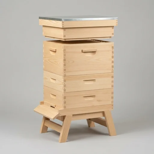 BeeCastle Langstroth Beehive Kit – in use