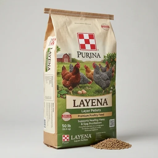 Purina Layena Layer Pellets Chicken Feed – in use