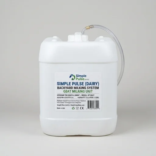 Simple Pulse Milking Machine for Goats – detail view