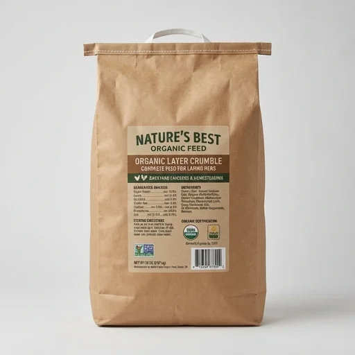 Nature's Best Organic Feed Layer Crumble – detail view