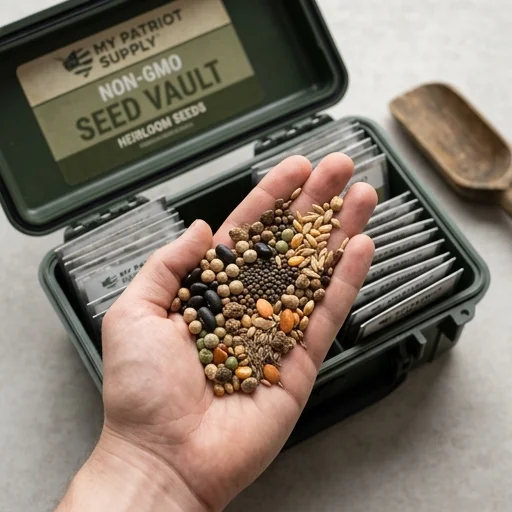 My Patriot Supply Non-GMO Seed Vault – in use