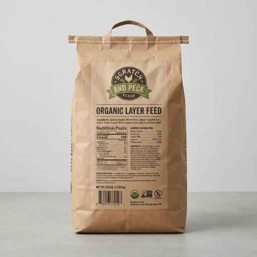 Scratch and Peck Feeds Organic Layer Feed – detail view