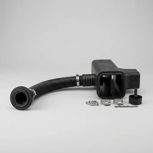 RTS Companies Rain Barrel Diverter Kit – in use