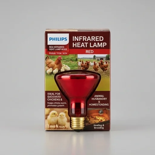 Philips Red Heat Lamp Bulb