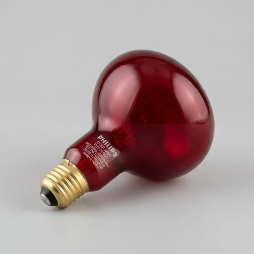 Philips Red Heat Lamp Bulb – detail view